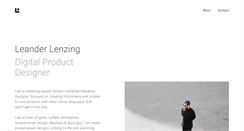 Desktop Screenshot of leanderlenzing.com